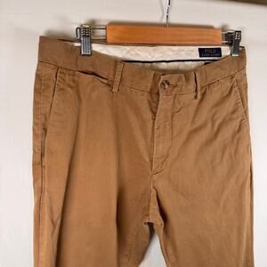 Polo Ralph Lauren Men’s 33x32 Slim Fit Khaki Pants Cotton Stretch Casual Preppy
